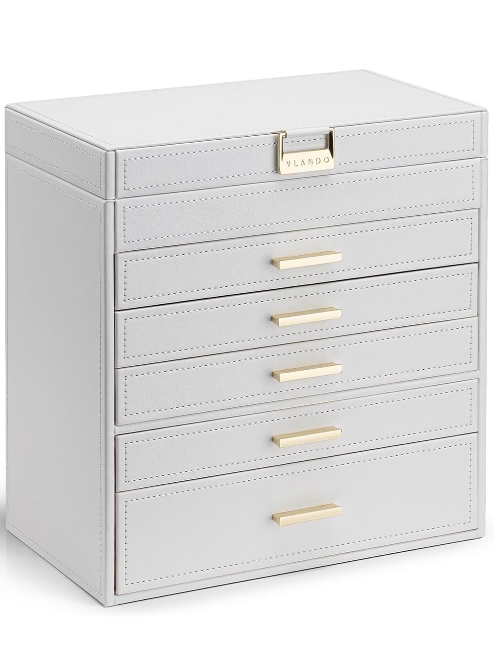 6 Layer Large Jewelry Box - Jewelry Holder Organizer, Jewelry Organizer